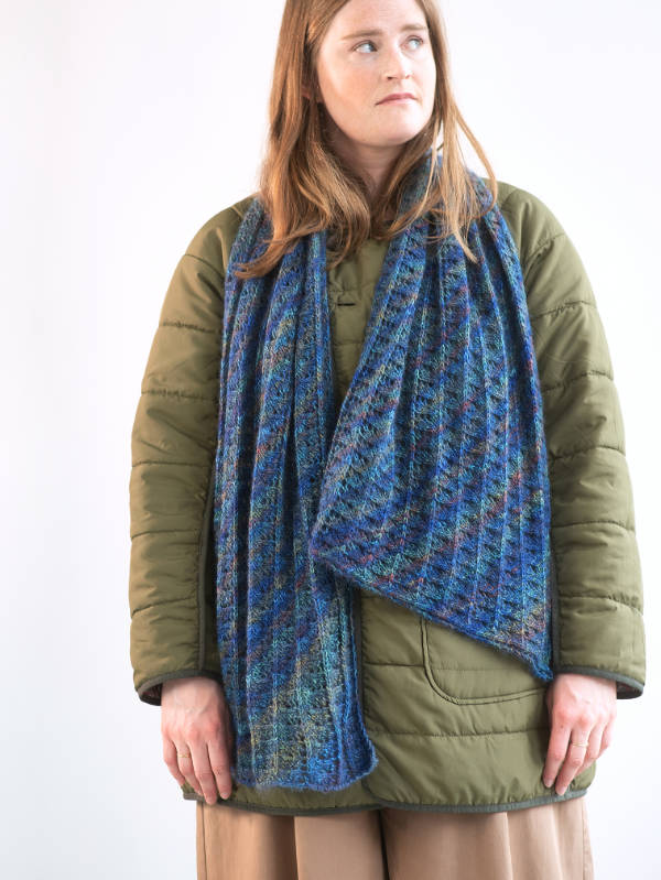 A Berroco Tiramisu Pattern - Rochelle Scarf (PDF)