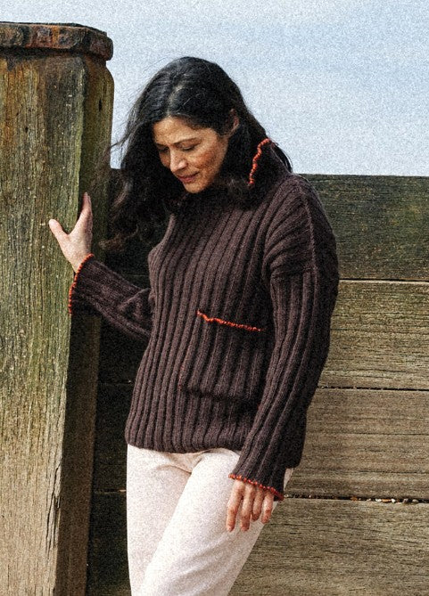 A Rowan Pebble Island Pattern - Rocky Pullover (PDF)