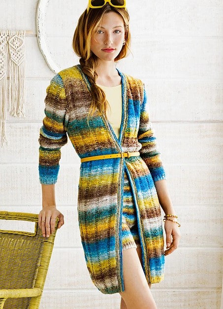 A Noro Enka Pattern - Safiya knitting pattern on sale at Little Knits
