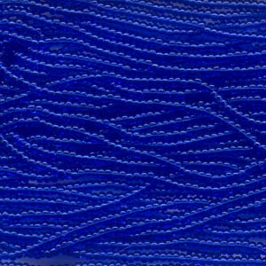 6/0 Czech Seed Beads - Sapphire (Color #30050) - 6 String Hanks, 64 Grams