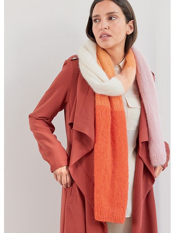A Lana Grossa Setasuri Pattern - Scarf with color gradient 49 (PDF)