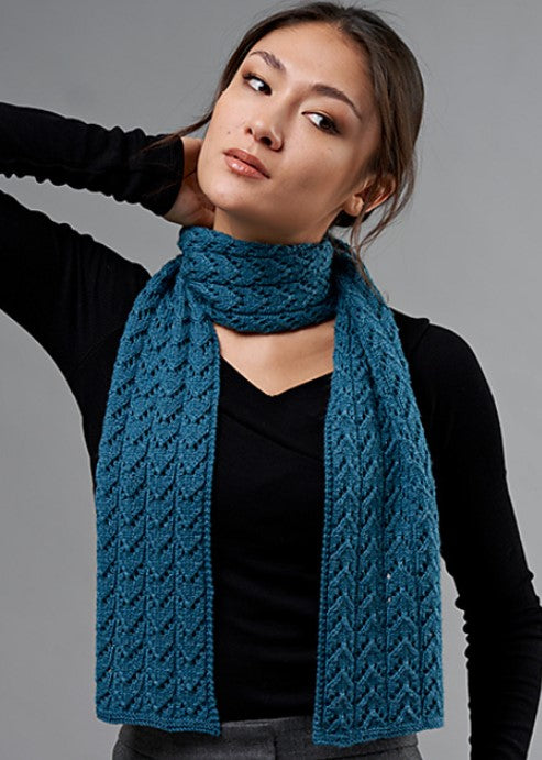 A Free Exquisite 4-Ply Pattern - Eve Scarf (PDF)