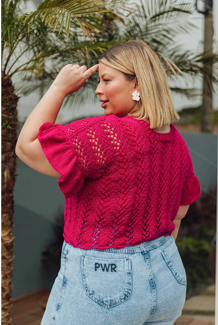 A FREE Circulo Duna Pattern - Magenta Top (PDF)