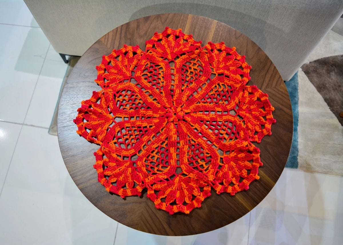 A FREE Circulo Duna Crochet Pattern - Summer Doily (PDF)