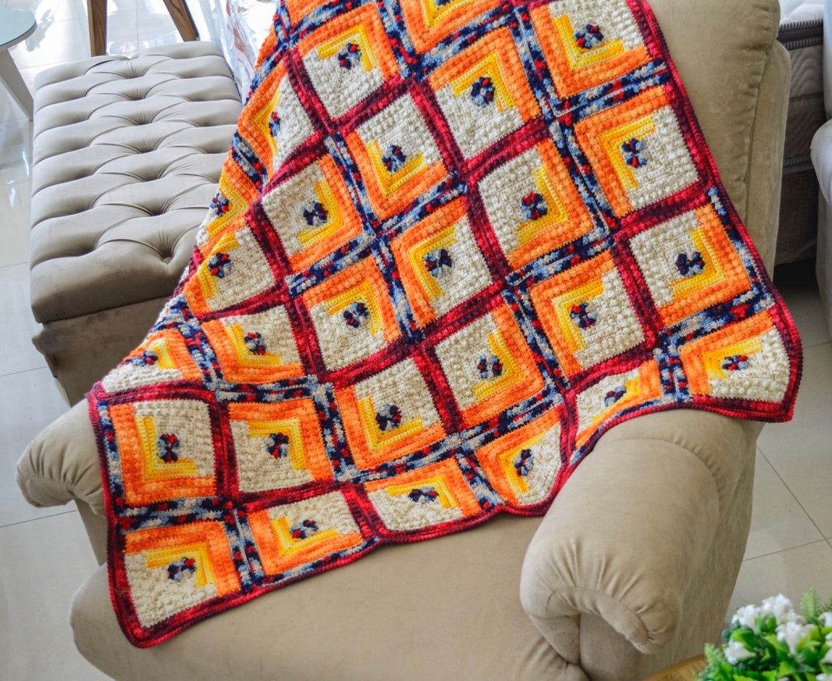 A FREE Circulo Duna Crochet Pattern - Sherazade Throw (PDF)