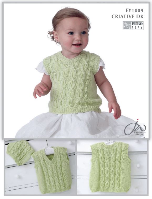 A Slipover Waistcoat & Hat - FREE with Purchase of 3 or More Skeins of Criative DK (PDF File)