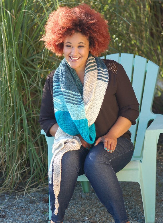 A FREE Hikoo Simplicity and Kenzie Pattern - Slope Scarf