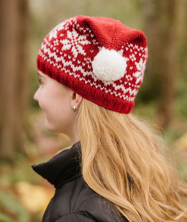 A Churchmouse Yarns and Teas Pattern - Snowflake Hat & Muffler (PDF)