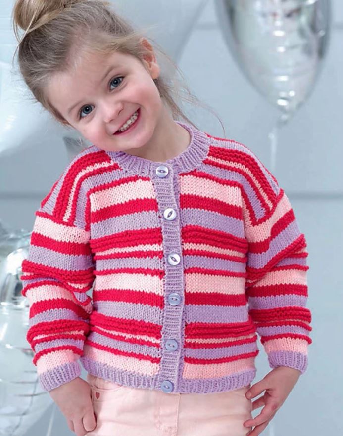 A FREE EYB Pattern - Striped Cardigan (PDF)