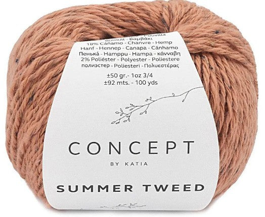 Katia Concept Summer Tweed - Beige Red (Color #63)