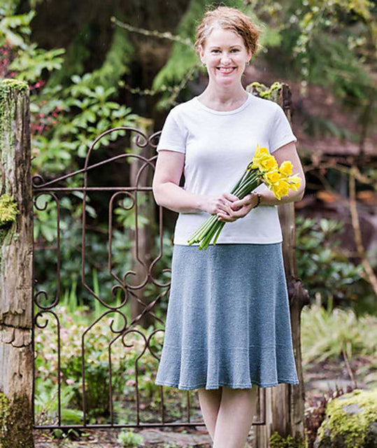 A Churchmouse Yarns and Teas Pattern - Swingy Linen Skirt (PDF)