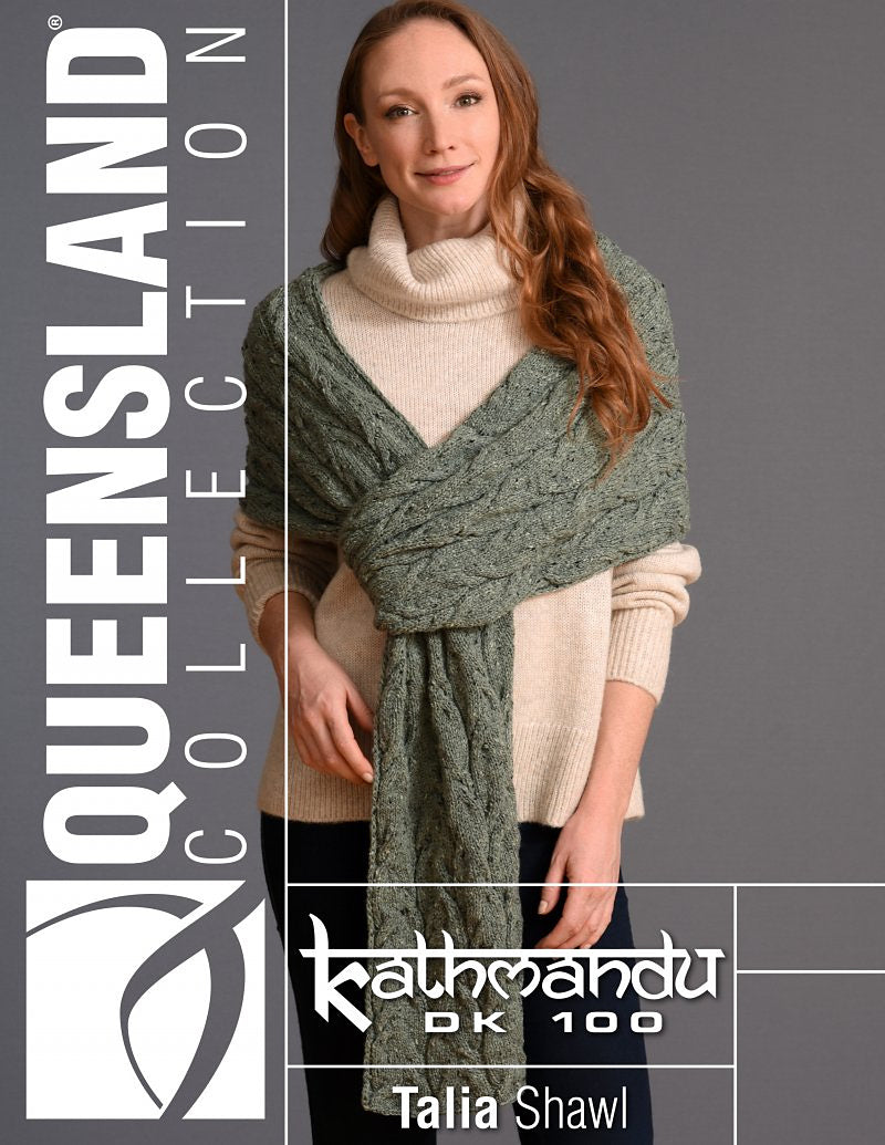 A Queensland Kathmandu DK Pattern - Talia Shawl (PDF)