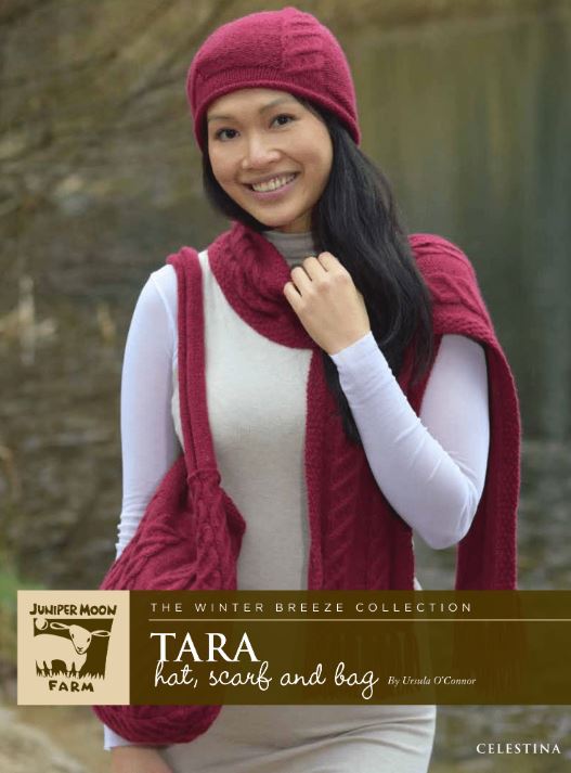 A Juniper Moon Celestina Pattern - Tara Hat, Scarf & Bag (PDF File)