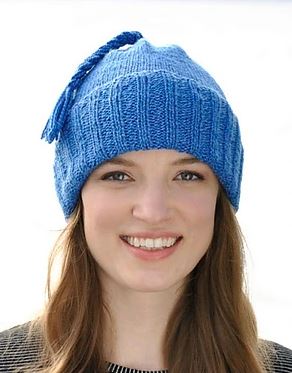 A FREE HiKoo Trenzado Pattern - Tasseled Tuque