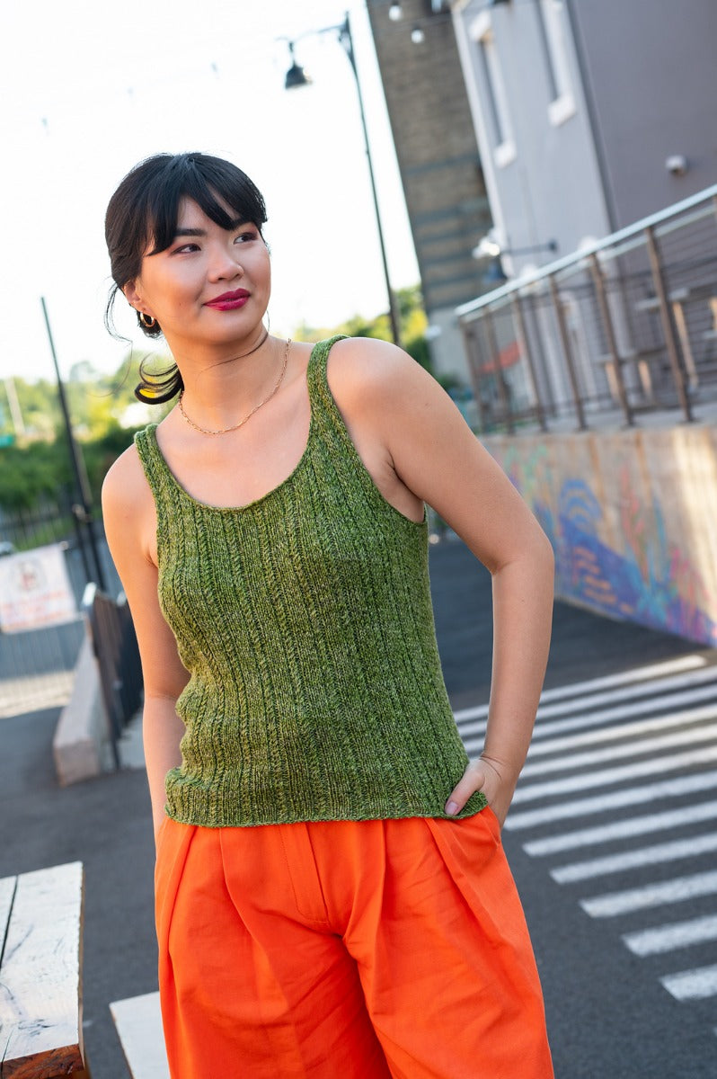 A Berroco Tillie Pattern - Melle Tank and Cardigan (PDF)