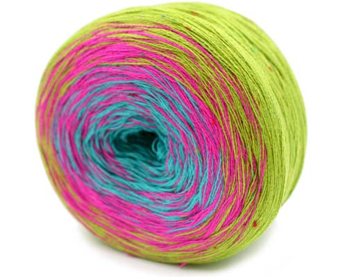 Trendsetter Yarns Transitions Tweed - Turq/Fuchsia/Lime (Color #57) - FULL BAG SALE (5 SKEINS)