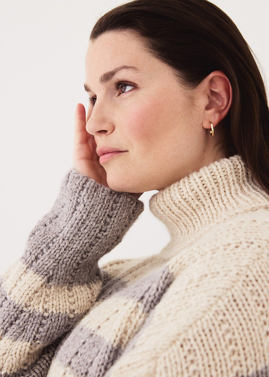 A Lana Grossa Cool Merino & Setasuri Pattern - Sweater with side slit 29 (PDF)