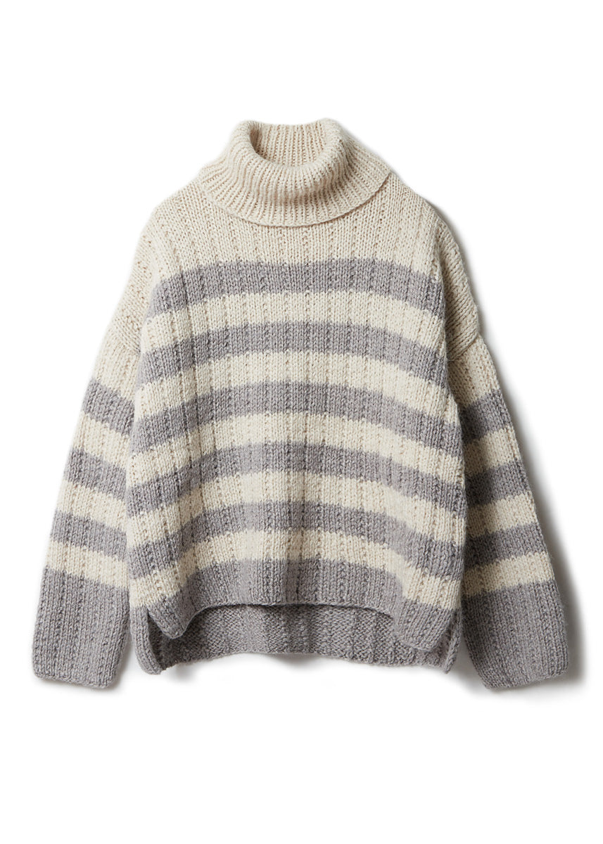 A Lana Grossa Cool Merino & Setasuri Pattern - Sweater with side slit 29 (PDF)
