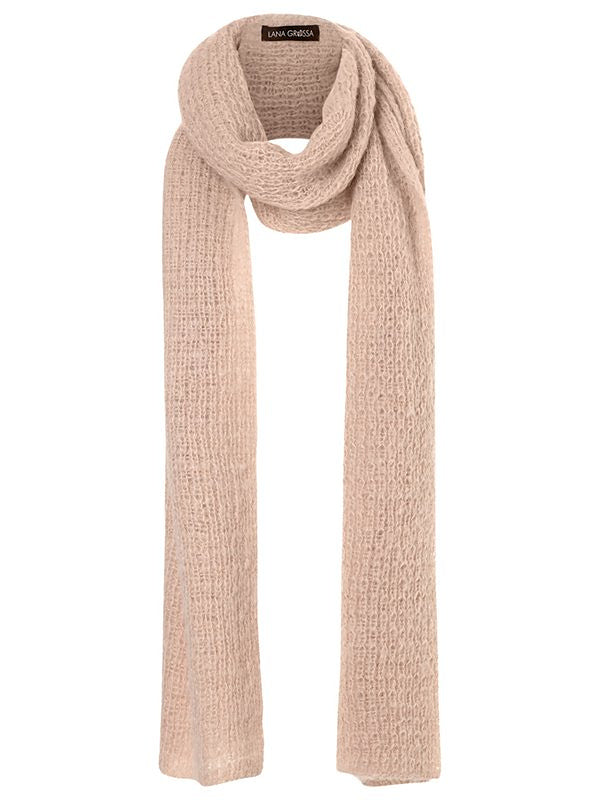 A Lana Grossa Setasuri Pattern - Double Stranded Scarf 12 (PDF)