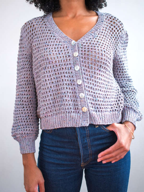 A Berroco Zinnia Pattern - Yarden Cardigan (PDF)