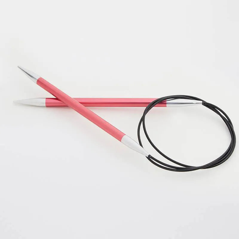 KnitPro Zing 40" Fixed Circular Needles - US 10.5 (6.50mm)